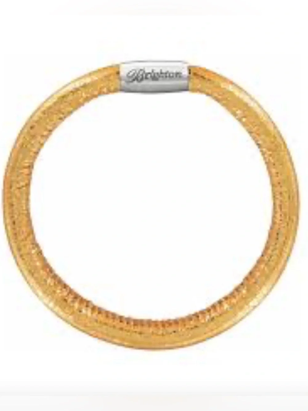 Brighton Woodstock Single Gold and Silver Bracelet